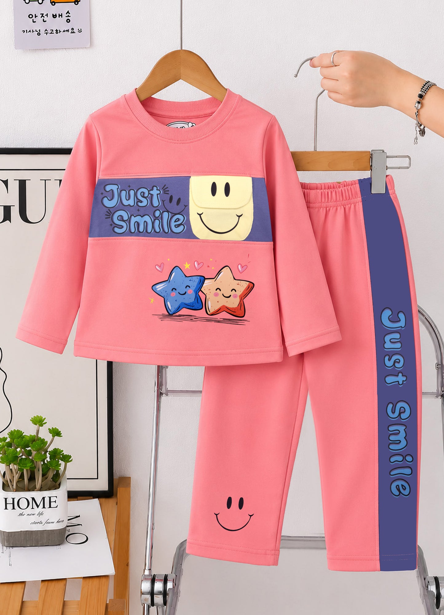 YB - 2509 - Peach - smart Looks Cotton terry 220-230 gsm Biowash fabric