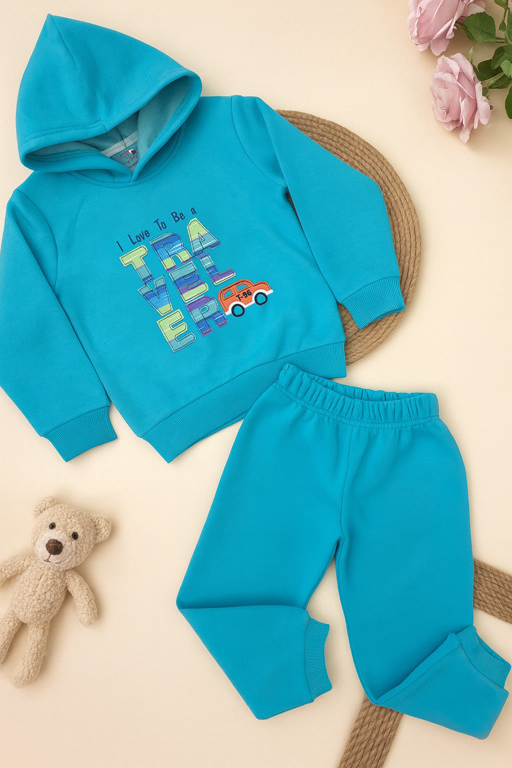 538 - Sky - Infant cord set | 280 - 290 GSM Premium Cotton fleece