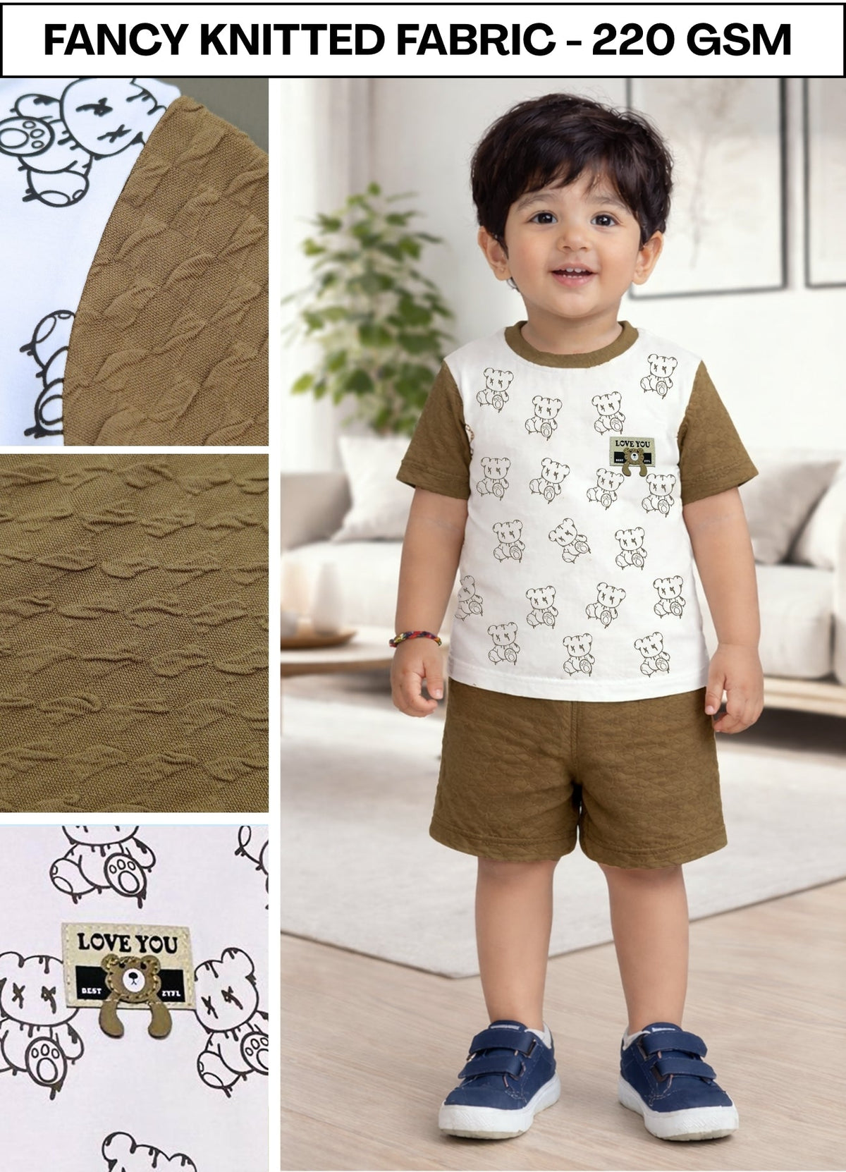 YB - 1431 - White & Camal