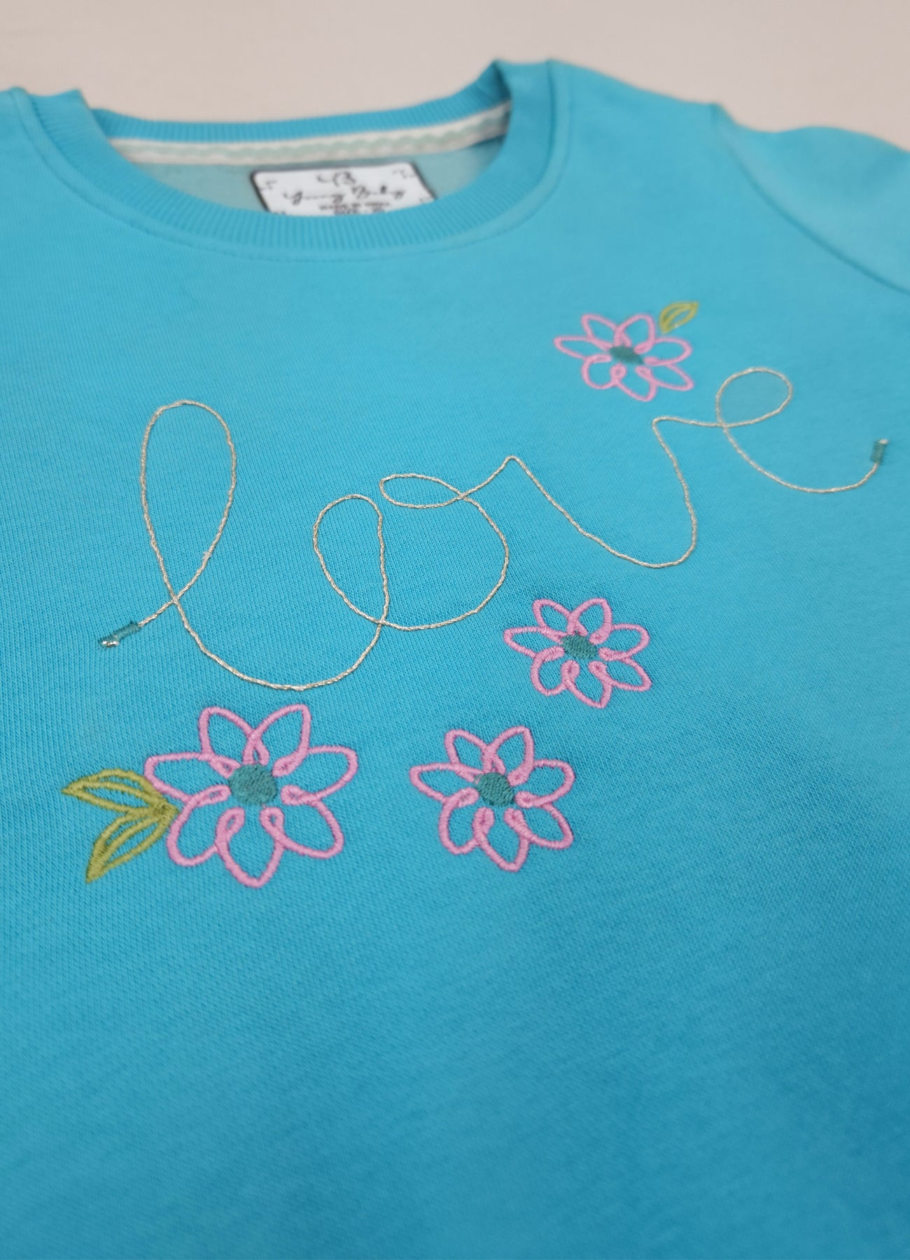 528- Aqua Blue - Infant cord set | 280 - 290 GSM Premium Cotton fleece