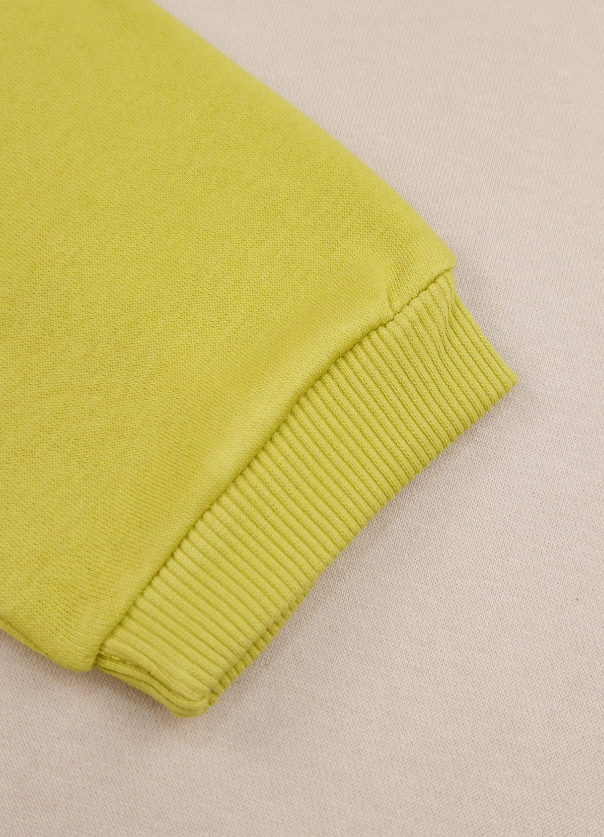 529 -Yellow Green - Infant cord set | 280 - 290 GSM Premium Cotton fleece
