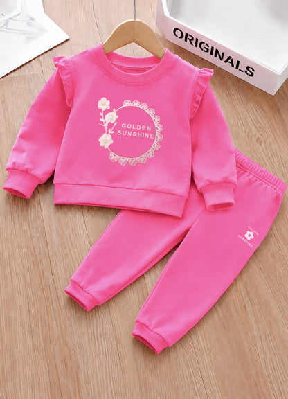 YB - 2505 - Hot Pink - Cotton Terry 220-230 gsm Biowash fabric with handwork