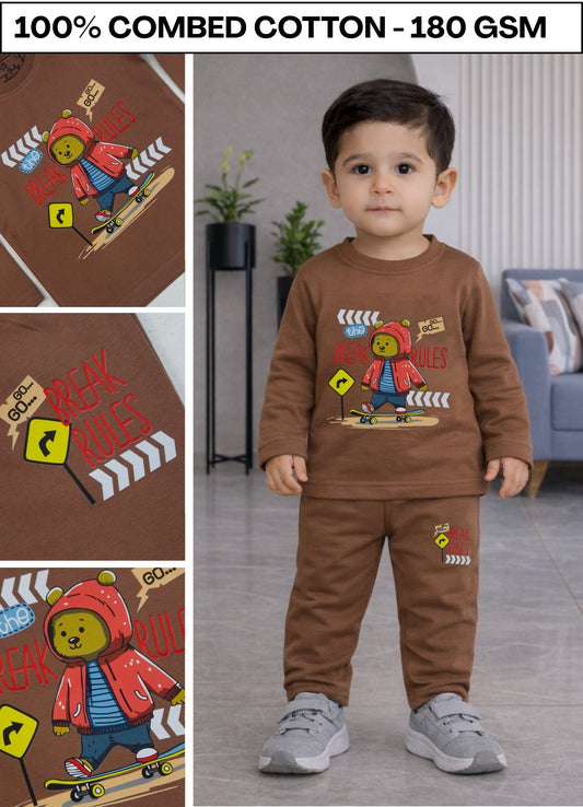 YB - 1446 -  Cotton |180 gsm cord sets| 6M-2Y