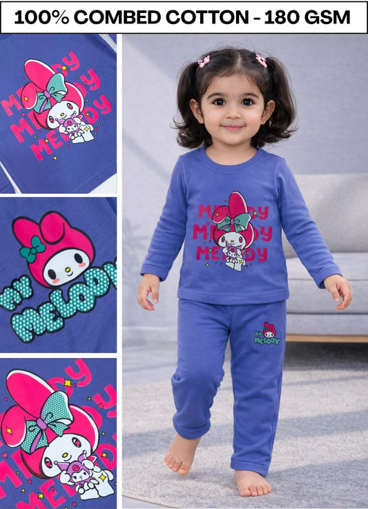 YB - 1442 - Cotton |180 gsm cord sets| 6M-2Y