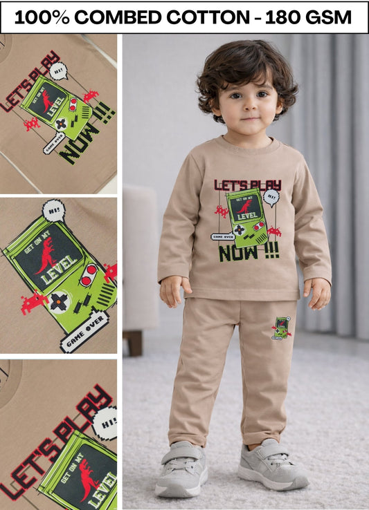 YB - 1441 - Cotton |180 gsm cord sets| 6M-2Y