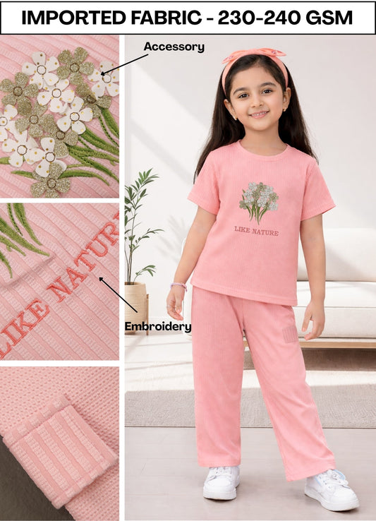 FL - 1704 Peach Embroidery