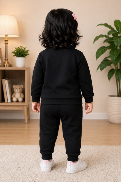 525- Black - Infant cord set | 280 - 290 GSM Premium Cotton fleece
