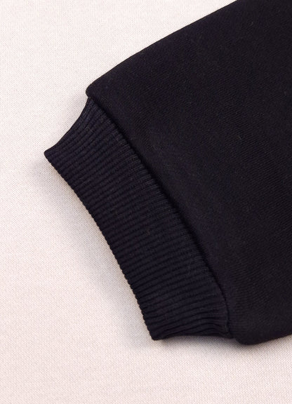 525- Black - Infant cord set | 280 - 290 GSM Premium Cotton fleece
