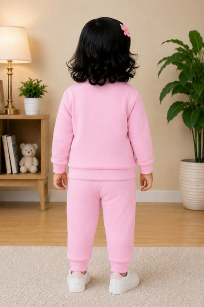 525- Pink - Infant cord set | 280 - 290 GSM Premium Cotton fleece