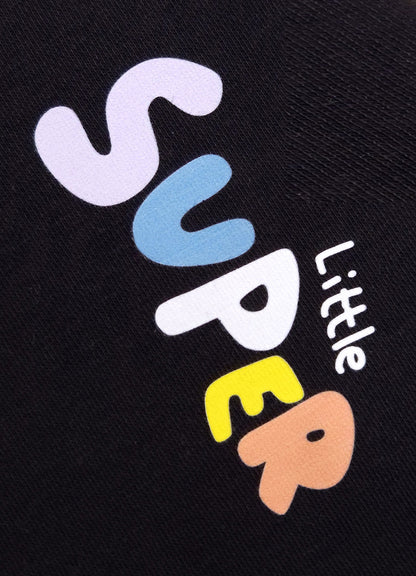 526- Black - Infant cord set | 280 - 290 GSM Premium Cotton fleece