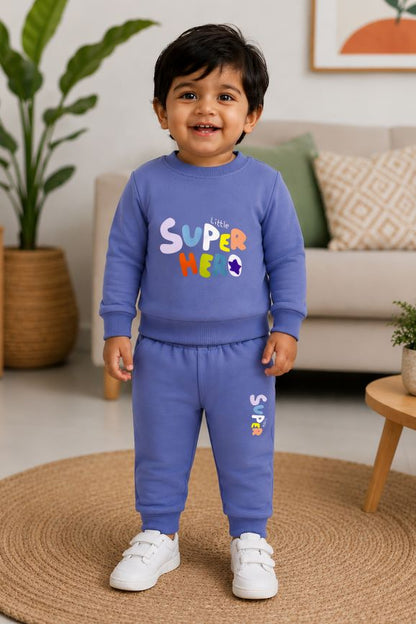 526- Denim - Infant cord set | 280 - 290 GSM Premium Cotton fleece