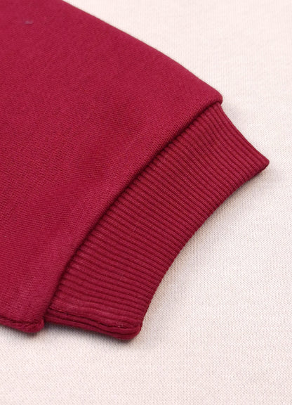 526- Maroon - Infant cord set | 280 - 290 GSM Premium Cotton fleece