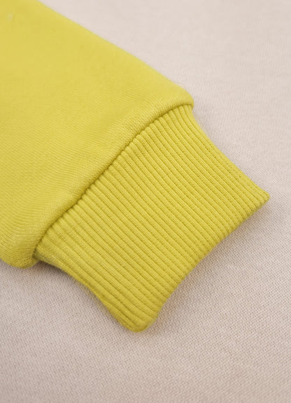 528- Yellow Green  - Infant cord set | 280 - 290 GSM Premium Cotton fleece