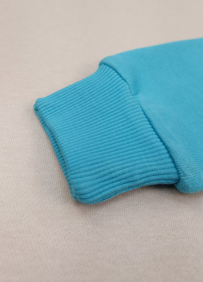 528- Aqua Blue - Infant cord set | 280 - 290 GSM Premium Cotton fleece