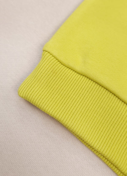 528- Yellow Green  - Infant cord set | 280 - 290 GSM Premium Cotton fleece