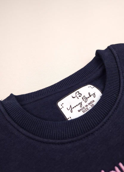 529- Navy - Infant cord set | 280 - 290 GSM Premium Cotton fleece